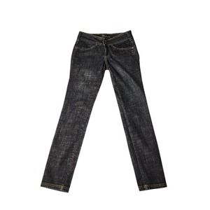 bebe Double Button Skinny Jeans | Size 28